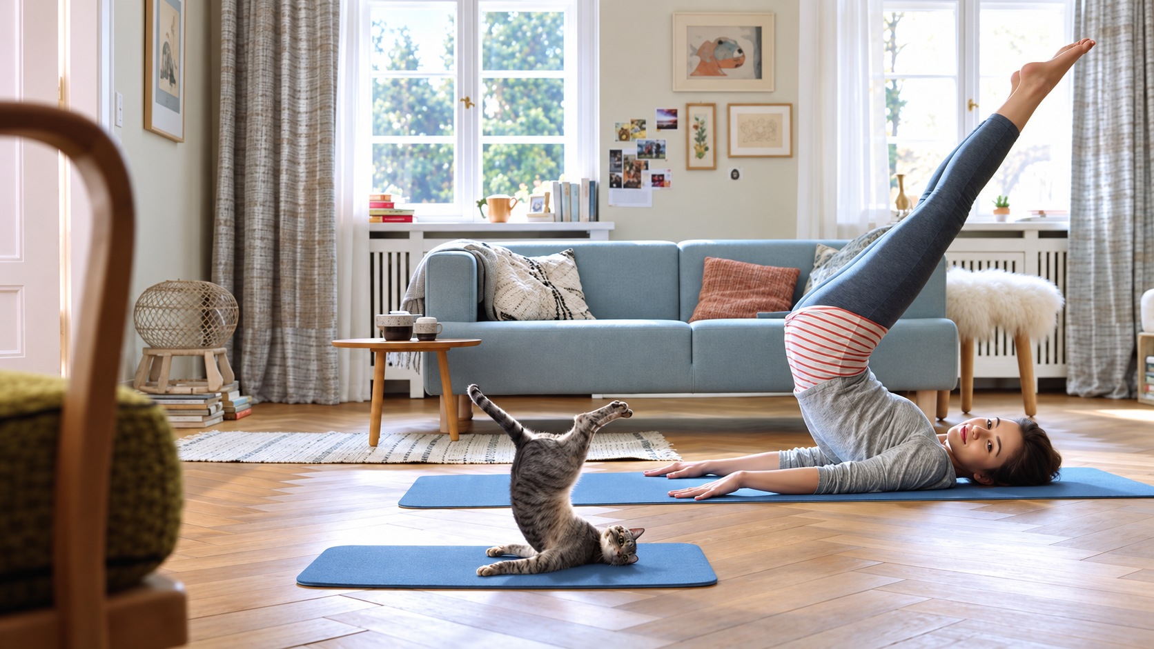 kinder Chocofresh: Yoga-Katze – Standbild