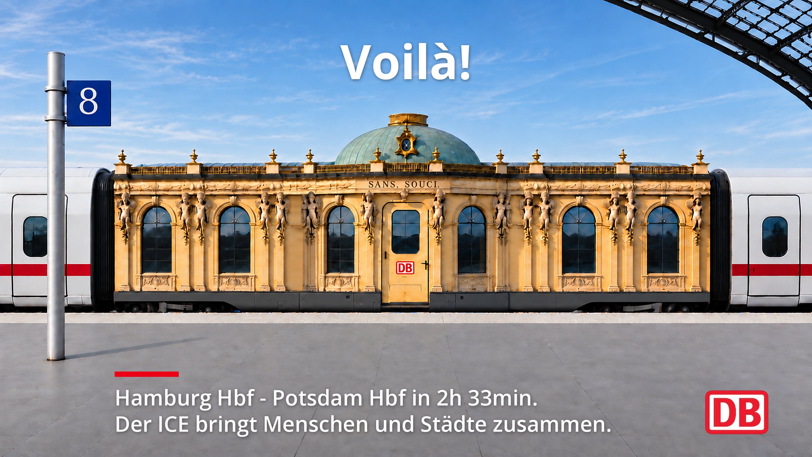 Deutsche Bahn: Sanssouci – Voilà!
